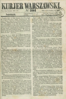 Kurjer Warszawski. 1863, № 291 (21 grudnia)