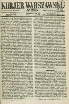 Kurjer Warszawski. 1863, № 295 (28 grudnia)