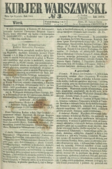 Kurjer Warszawski. 1864, № 3 (5 stycznia)