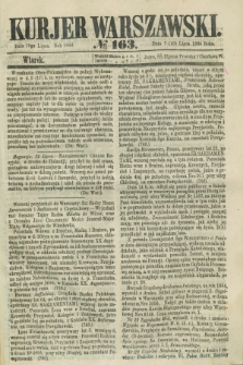 Kurjer Warszawski. 1864, № 163 (19 lipca)