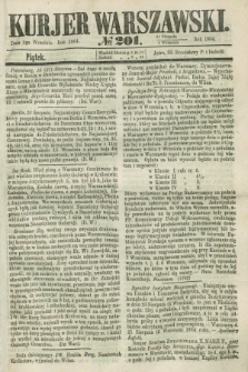 Kurjer Warszawski. 1864, № 201 (2 września) + dod.