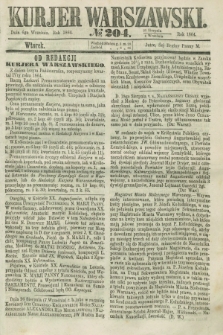 Kurjer Warszawski. 1864, № 204 (6 września)