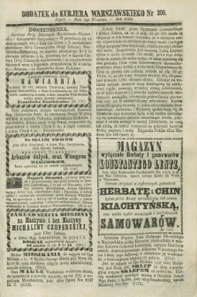 Dodatek do Kurjera Warszawskiego. 1864, № 206 (9 września)