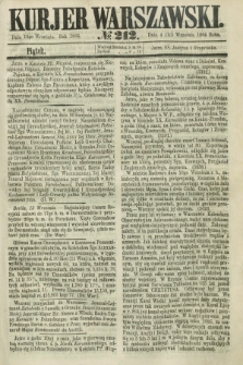 Kurjer Warszawski. 1864, № 212 (16 września)