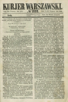 Kurjer Warszawski. 1864, № 222 (28 września)