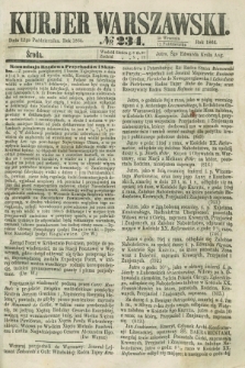 Kurjer Warszawski. 1864, № 234 (12 października) + dod.