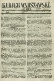 Kurjer Warszawski. 1864, № 251 (2 listopada)