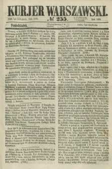 Kurjer Warszawski. 1864, № 255 (7 listopada)