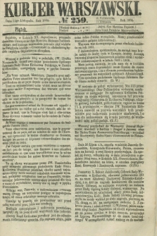 Kurjer Warszawski. 1864, № 259 (11 listopada)