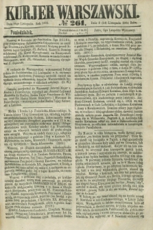 Kurjer Warszawski. 1864, № 261 (14 listopada)