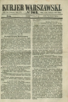 Kurjer Warszawski. 1864, № 263 (16 listopada)