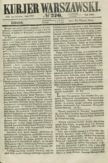 Kurjer Warszawski. 1864, № 276 (1 grudnia)