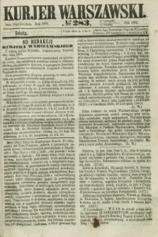 Kurjer Warszawski. 1864, № 283 (10 grudnia)