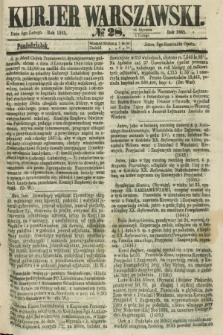 Kurjer Warszawski. 1865, № 28 (5 lutego)