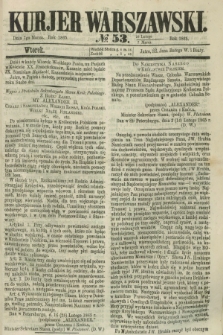 Kurjer Warszawski. 1865, № 53 (7 marca)