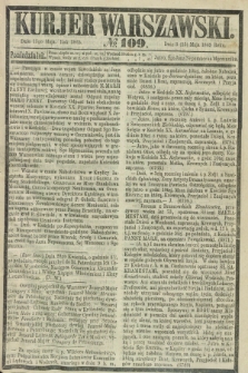 Kurjer Warszawski. 1865, № 109 (15 maja) + dod.