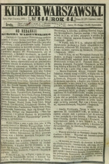 Kurjer Warszawski. R.44 [i.e.45], № 144 (28 czerwca 1865)