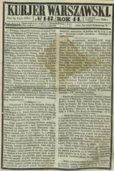 Kurjer Warszawski. R.44 [i.e.45], № 147 (3 lipca 1865)