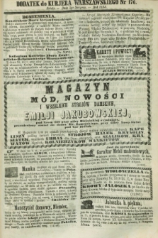 Dodatek do Kurjera Warszawskiego. R.44 [i.e.45], № 176 (5 sierpnia 1865)