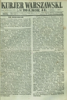 Kurjer Warszawski. R.44 [i.e.45], № 204 (9 września 1865)