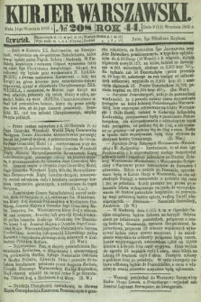 Kurjer Warszawski. R.44 [i.e.45], № 208 (14 września 1865) + dod.
