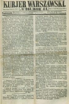 Kurjer Warszawski. R.44 [i.e.45], № 217 (25 września 1865)