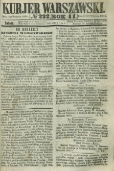 Kurjer Warszawski. R.44 [i.e.45], № 222 (30 września 1865)