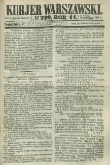 Kurjer Warszawski. R.44 [i.e.45], № 229 (9 października 1865)
