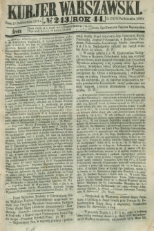 Kurjer Warszawski. R.44 [i.e.45], № 243 (25 października 1865)