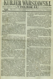 Kurjer Warszawski. R.44 [i.e.45], № 245 (27 października 1865)