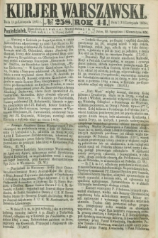 Kurjer Warszawski. R.44 [i.e.45], № 258 (13 listopada 1865)