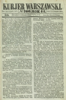 Kurjer Warszawski. R.44 [i.e.45], № 260 (15 listopada 1865) + dod.