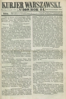 Kurjer Warszawski. R.44 [i.e.45], № 269 (25 listopada 1865)