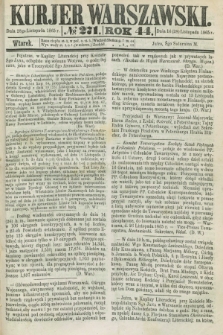 Kurjer Warszawski. R.44 [i.e.45], № 271 (28 listopada 1865)