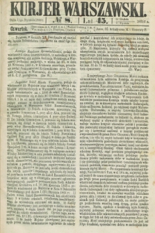 Kurjer Warszawski. R.45 [i.e.46], № 8 (11 stycznia 1866) + dod.