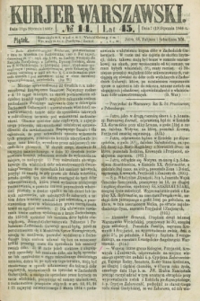 Kurjer Warszawski. R.45 [i.e.46], № 14 (19 stycznia 1866) + dod.
