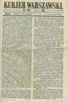 Kurjer Warszawski. R.45 [i.e.46], № 17 (23 stycznia 1866)