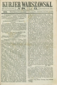 Kurjer Warszawski. R.45 [i.e.46], № 18 (24 stycznia 1866)