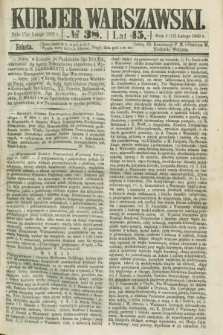 Kurjer Warszawski. R.45 [i.e.46], № 38 (17 lutego 1866)