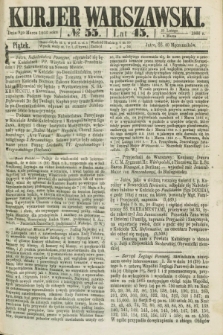 Kurjer Warszawski. R.45 [i.e.46], № 55 (9 marca 1866)