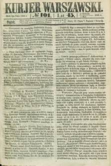 Kurjer Warszawski. R.45 [i.e.46], № 101 (4 maja 1866)