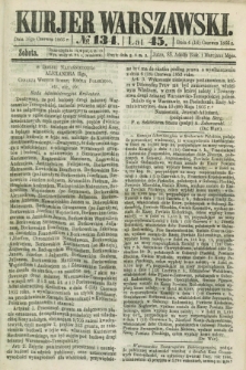 Kurjer Warszawski. R.45 [i.e.46], № 134 (16 czerwca 1866)