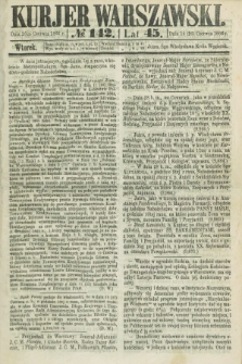 Kurjer Warszawski. R.45 [i.e.46], № 142 (26 czerwca 1866)