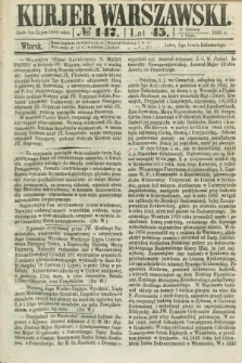 Kurjer Warszawski. R.45 [i.e.46], № 147 (3 lipca 1866)