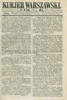 Kurjer Warszawski. R.45 [i.e.46], № 156 (13 lipca 1866)