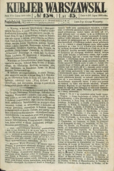 Kurjer Warszawski. R.45 [i.e.46], № 158 (16 lipca 1866)