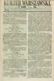 Kurjer Warszawski. R.45 [i.e.46], № 159 (17 lipca 1866)