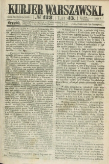 Kurjer Warszawski. R.45 [i.e.46], № 173 (2 sierpnia 1866)
