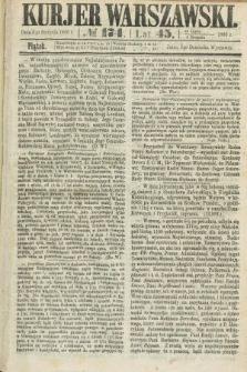 Kurjer Warszawski. R.45 [i.e.46], № 174 (3 sierpnia 1866) + dod.