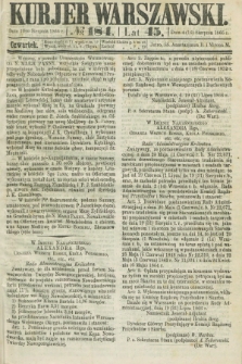 Kurjer Warszawski. R.45 [i.e.46], № 184 (16 sierpnia 1866)